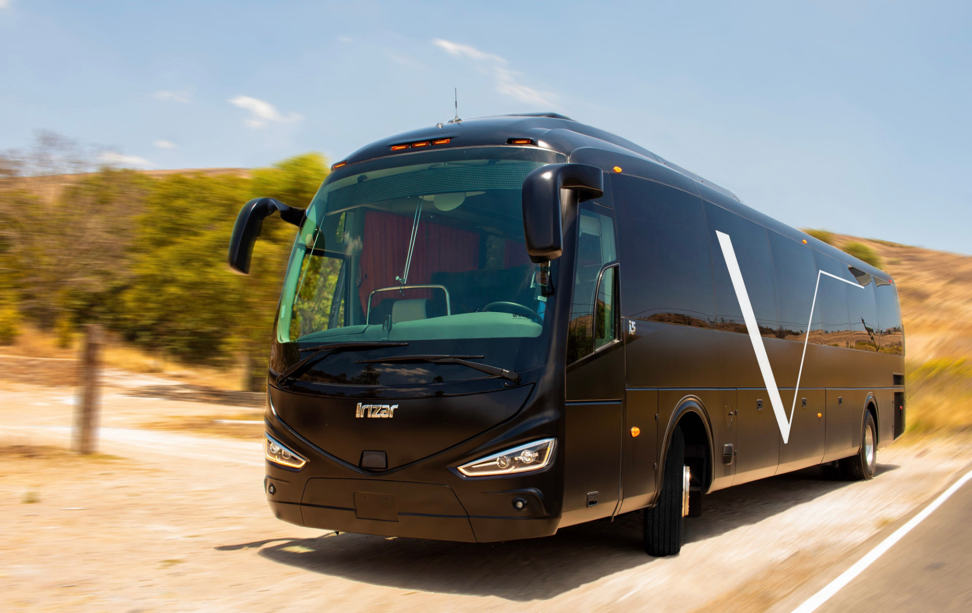 Bus ejecutivo Irizar de V transfers en carretera